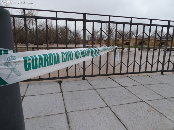 Una imagen este mediodía del entorno del Duero en San Esteban. /PC