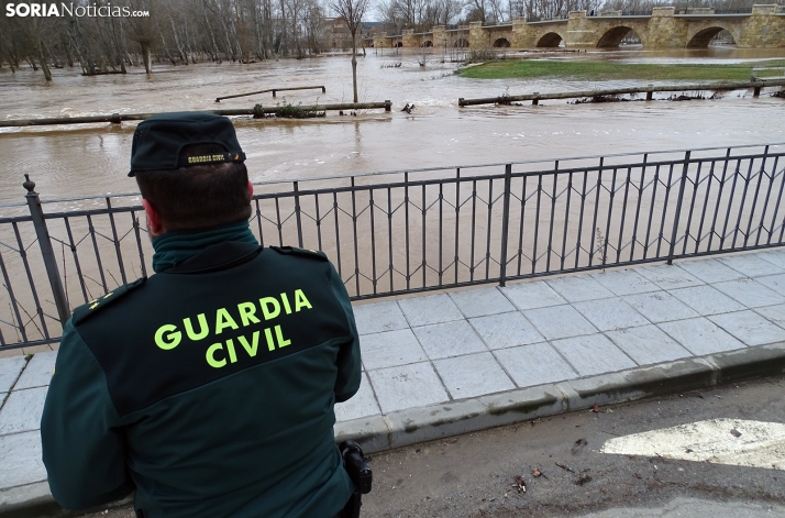 Una imagen este mediodía del entorno del Duero en San Esteban. /PC