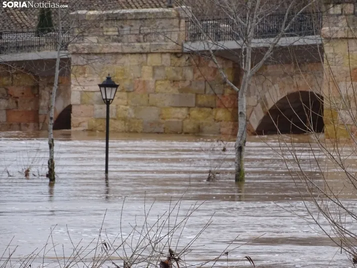 Una imagen este mediodía del entorno del Duero en San Esteban. /PC