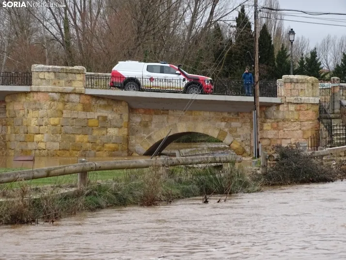 Una imagen este mediodía del entorno del Duero en San Esteban. /PC