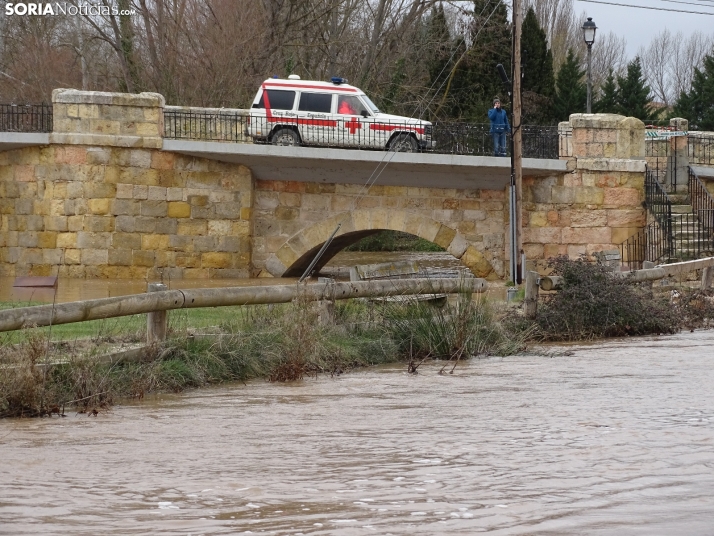 Una imagen este mediodía del entorno del Duero en San Esteban. /PC