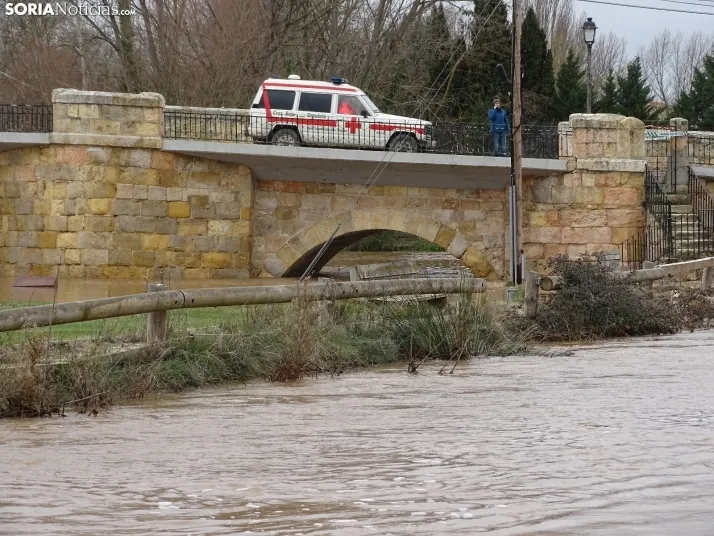 Una imagen este mediodía del entorno del Duero en San Esteban. /PC