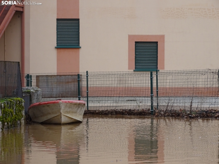 Una imagen este mediodía del entorno del Duero en San Esteban. /PC