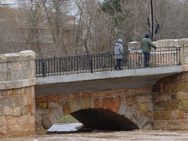 Una imagen este mediodía del entorno del Duero en San Esteban. /PC