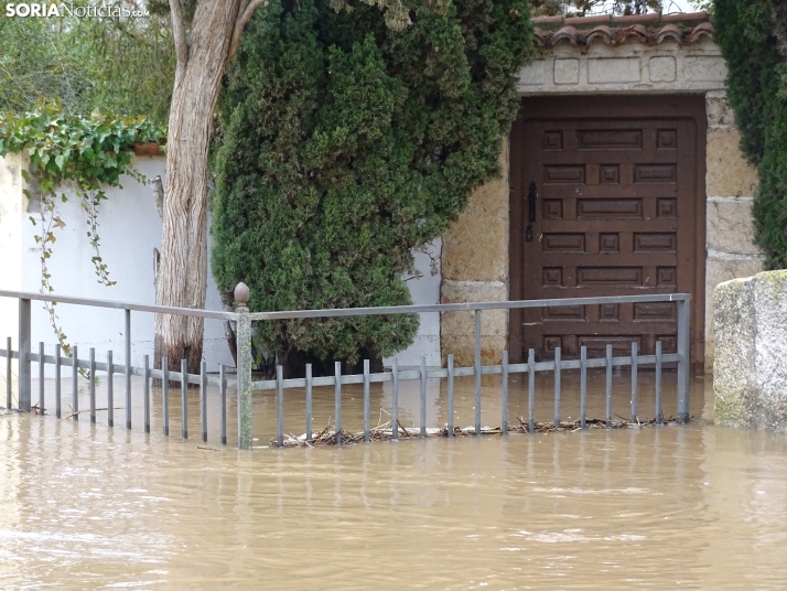 Una imagen este mediodía del entorno del Duero en San Esteban. /PC