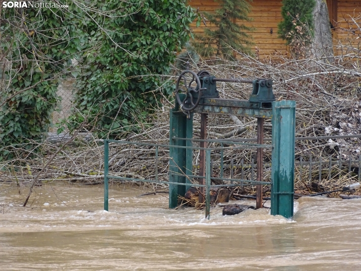 Una imagen este mediodía del entorno del Duero en San Esteban. /PC