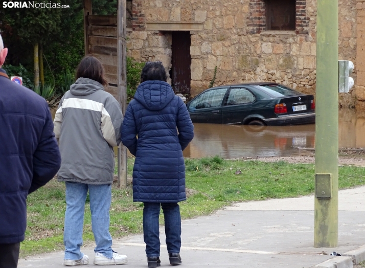 Una imagen este mediodía del entorno del Duero en San Esteban. /PC