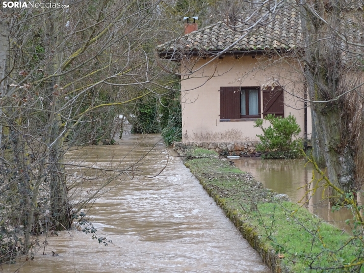 Una imagen este mediodía del entorno del Duero en San Esteban. /PC