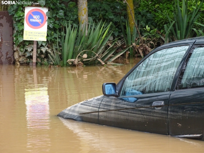 Una imagen este mediodía del entorno del Duero en San Esteban. /PC