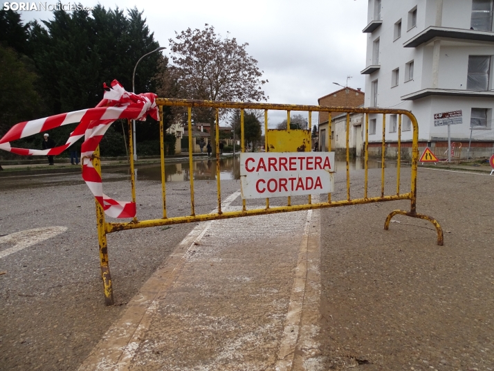 Una imagen este mediodía del entorno del Duero en San Esteban. /PC