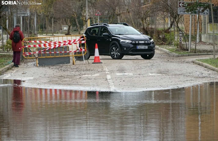 Una imagen este mediodía del entorno del Duero en San Esteban. /PC
