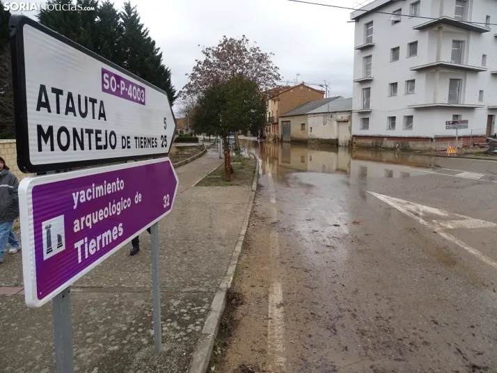 Una imagen este mediodía del entorno del Duero en San Esteban. /PC