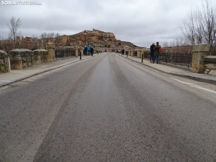 Una imagen este mediodía del entorno del Duero en San Esteban. /PC