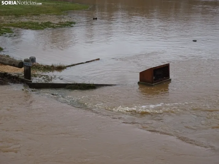 Una imagen este mediodía del entorno del Duero en San Esteban. /PC