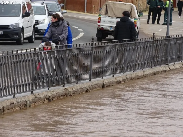 Una imagen este mediodía del entorno del Duero en San Esteban. /PC
