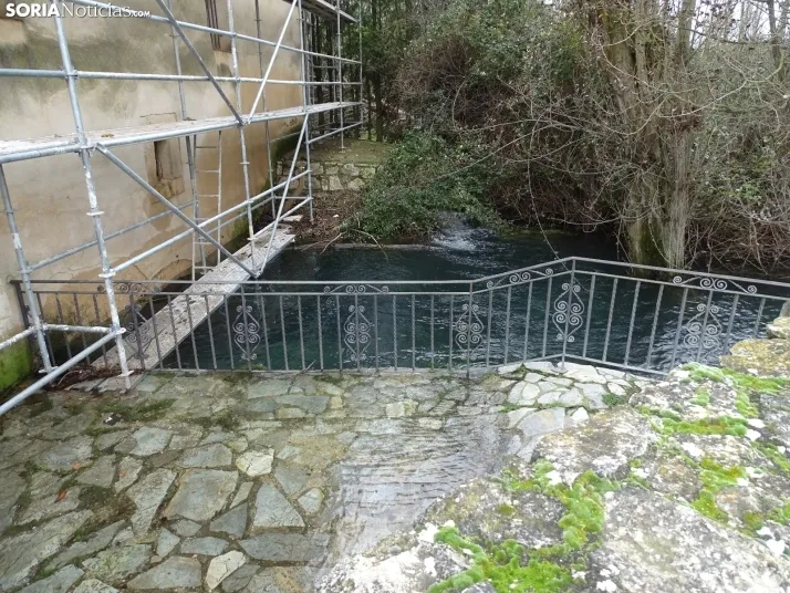 Una imagen este mediodía del entorno del Duero en San Esteban. /PC