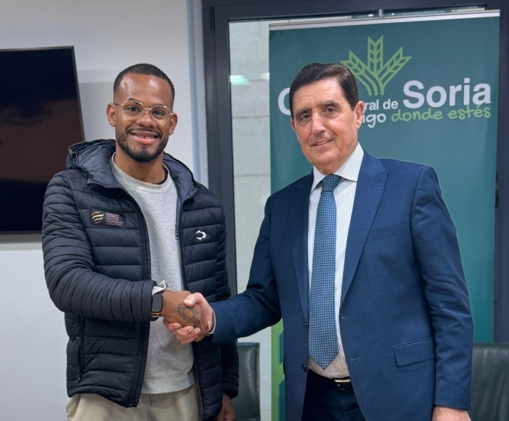 Caja Rural de Soria firma un convenio con el atleta David José Pineda