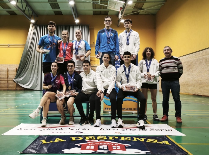 VIII Torneo de Bádminton del Torrezno de Soria: Daniela Corchón lidera el medallero