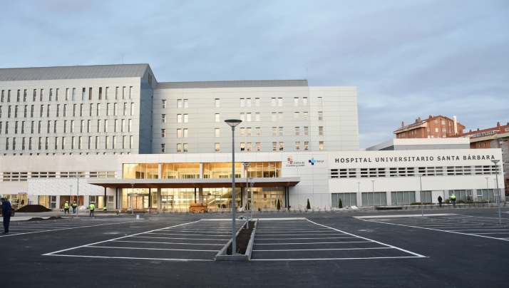El Hospital Santa Bárbara abre su entrada principal este jueves