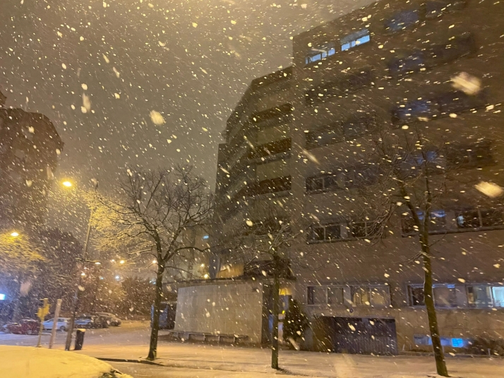 Soria amanece nevada para alegr&iacute;a de unos y sufrimiento de otros