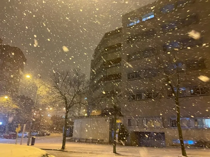Soria amanece nevada para alegr&iacute;a de unos y sufrimiento de otros