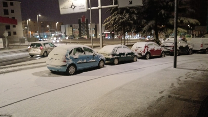 Soria amanece nevada para alegr&iacute;a de unos y sufrimiento de otros
