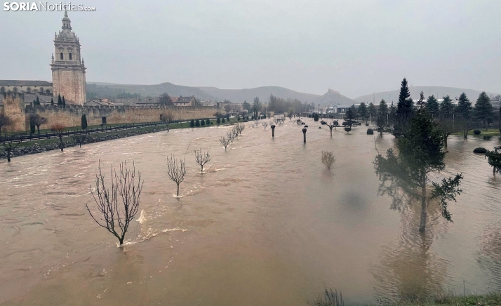 El Ucero asu paso por El Burgo este mediodía. /SN