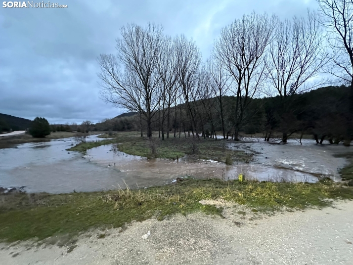 MINI GALER&Iacute;A | El agua se apodera del Ca&ntilde;&oacute;n del R&iacute;o Lobos e inunda Arganza