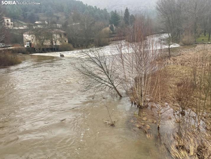 Aumenta la preocupaci&oacute;n por posibles inundaciones en Soria: La Junta declara el nivel 2 ante el riesgo 
