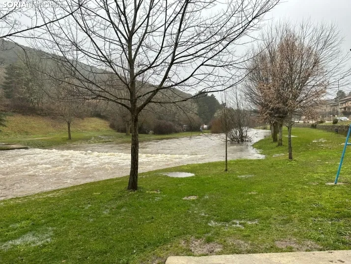 GALER&Iacute;A | As&iacute; est&aacute;n afectando las inundaciones a Salduero y Molinos de Duero