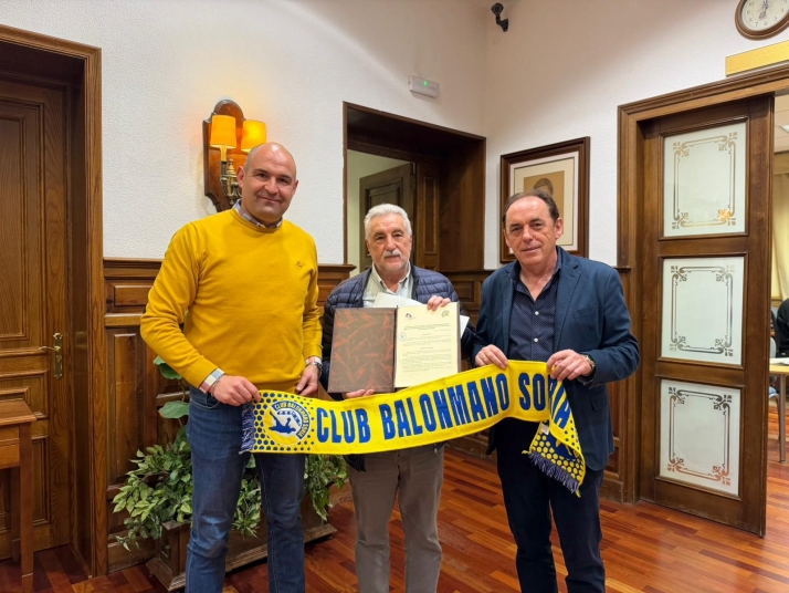 Diputación Soria duplica ayuda al Balonmano Soria: 30.000 euros