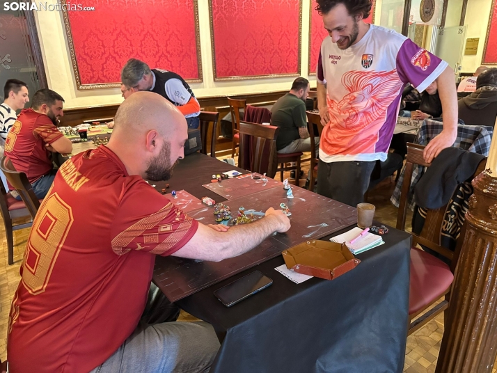 El Casino acoge el primer torneo Numantian Bowl en Soria: Fantasía y fútbol americano sobre la mesa