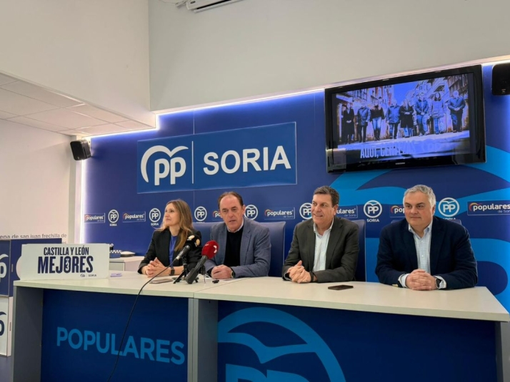 15M. El PP acusa al Gobierno de robar las ayudas al funcionamiento para Soria en el arranque de campaña