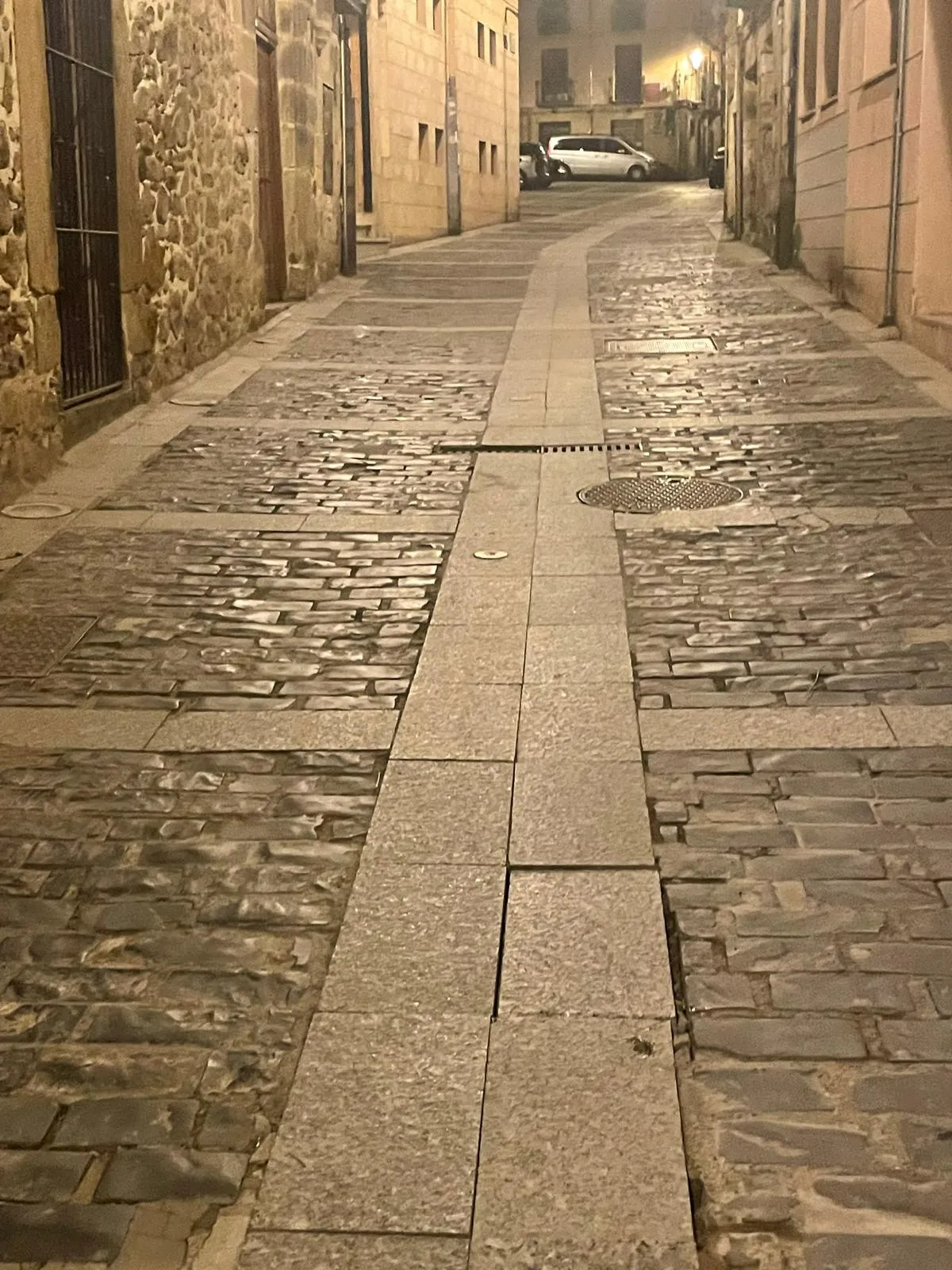 Estado de las calles Real y Zapatería en un paseo a primeras horas de la mañana. | SN