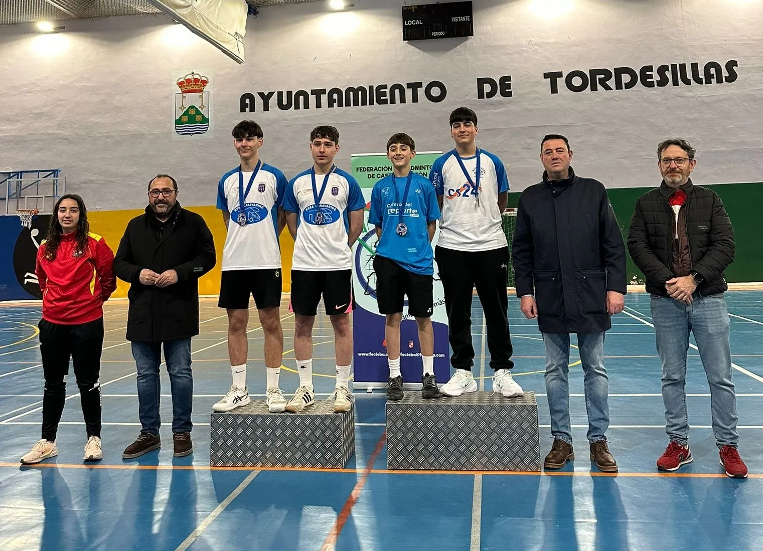 Foto 2 - El filial del B&aacute;dminton Soria roza la proeza en Madrid 