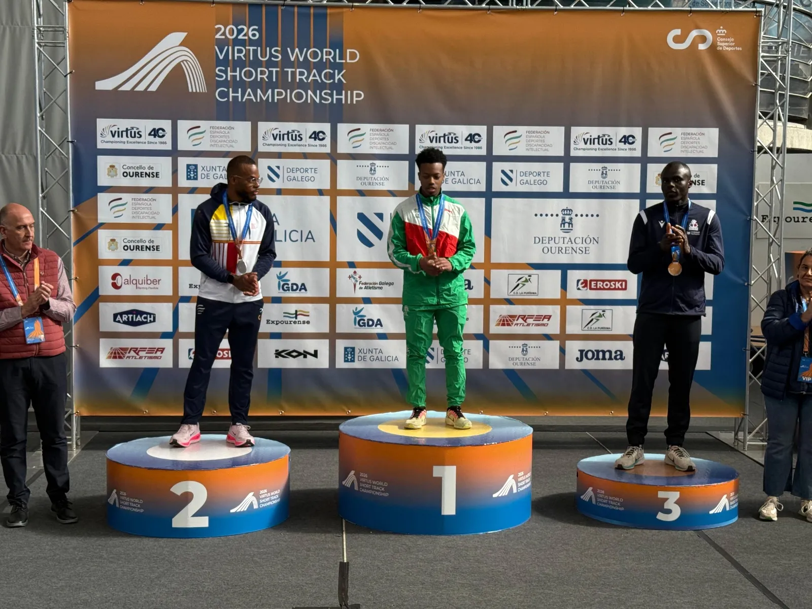 Foto 2 - El soriano David Jos&eacute; Pineda, doble campe&oacute;n del mundo en Ourense