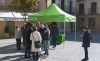Carpa instalada de la formación de Abascal en Ágreda. 