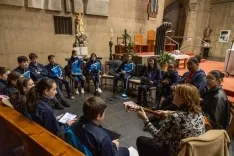 Foto 3 - El D&iacute;a de Escuelas Cat&oacute;licas Soria re&uacute;ne a alumnos y docentes para celebrar su proyecto educativo com&uacute;n