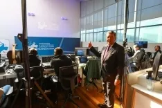 Visita del consejero de la Presidencia al Centro de Procesamiento de Datos. | JCYL