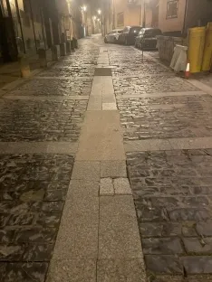 Estado de las calles Real y Zapatería en un paseo a primeras horas de la mañana. | SN