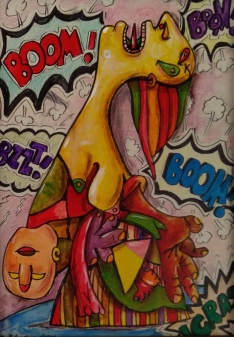 Foto 3 - Paisajes o un Cristo fan&aacute;tico de los Rolling en la nueva exposici&oacute;n de Quike Bastida y C&eacute;sar P&eacute;rez