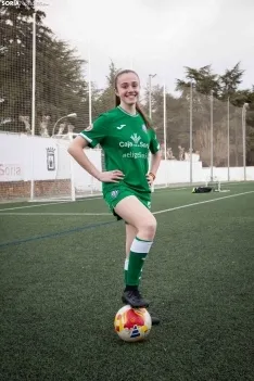 Marina Rupérez, jugadora del C.D. San José.