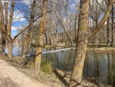 Retirada de la pasarela sobre el río Duero.