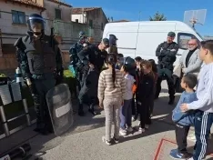 Una imagen del patio del Sor María de Jesús hoy jueves. /SdG