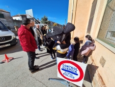 Una imagen del patio del Sor María de Jesús hoy jueves. /SdG