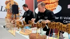 Foto 4 - V&iacute;deo: El palacio de los torreznos llega a Barcelona con m&aacute;s de 500 kilos
