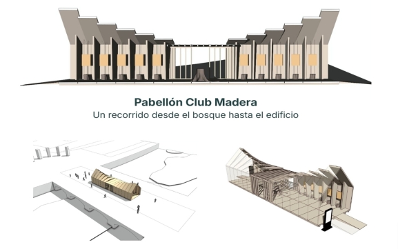 Cesefor levanta un pabellón de madera junto al Palacio Real