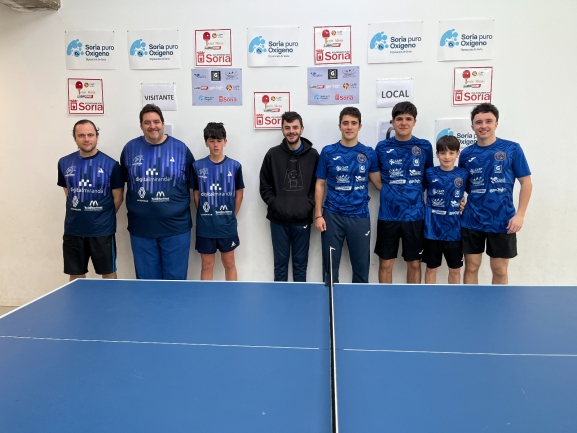 Doble victoria del CTM CAEP Soriano en tenis de mesa