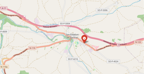 Atención si conduces por la N-110 en Soria: el km 69 figura entre los más peligrosos de España