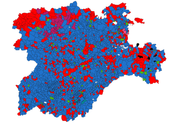 Así ha votado Castilla y León pueblo a pueblo